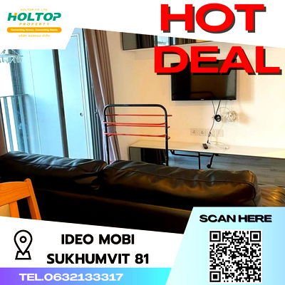 คอนโดให้เช่า : #N0124 ให้เช่า ไอดิโอ โมบิ สุขุมวิท 81