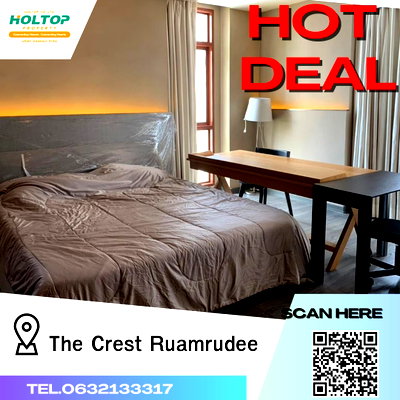 คอนโดให้เช่า :  #A146 For rent The Crest Ruamrudee