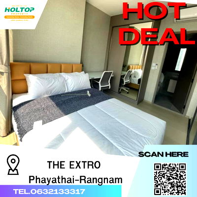 คอนโดให้เช่า : #A142 For rent THE EXTRO Phayathai-Rangnam.