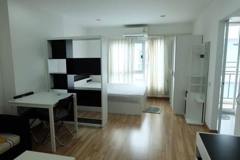 TOPP121 Condo for rent, The One Plus Hua Mak 20, 8th floor, city view, 29 sq m., 1 bedroom, 1 bathroom, 7,000 baht, 064-959-8900