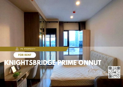 Condos for rent : For rent 🔺 Knightsbridge Prime Onnut 🔺 complete furniture and electrical appliances, near BTS On Nut