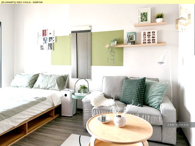Condos for rent : DL23040873 Condo for rent, IDEO Chula - Samyan near MRT สามย่าน, ready to move in, call urgently 0800343450 LineID @655ebbvc