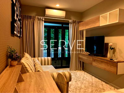 คอนโดให้เช่า : 1 นอน แต่งสวยๆ ห้องใหญ่ 32 ตร.ม. ทำเลดี มีรถรับส่ง BTS พร้อมพงษ์ 600 ม. ที่คอนโด Condolette Dwell Sukhumvit 26 /  ให้เช่าคอนโด