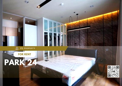 Condos for rent : For rent 🌟 Park 24 🌟 complete furniture and electrical appliances, near BTS Phrom Phong.