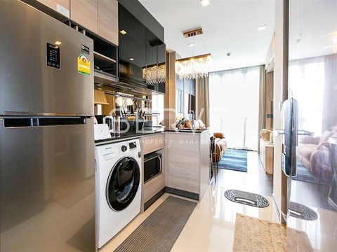 Nice Room & Good Location 1 Bed Close to MRT Phra Ram 9   350 m. / Condo For Sale-The Line Asoke Ratchada