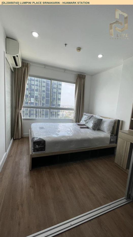 รูป DL23050743 ให้เช่าคอนโด ลุมพินี เพลส ศรีนครินทร์ - หัวหมาก สเตชัน (Lumpini Place Srinakarin - Huamark Station) ใกล้ ARL หัวหมาก พร้อมเข้าอยู่ โทรด่วน 0800343450 LineID @655ebbvc - รูปที่ 3/9