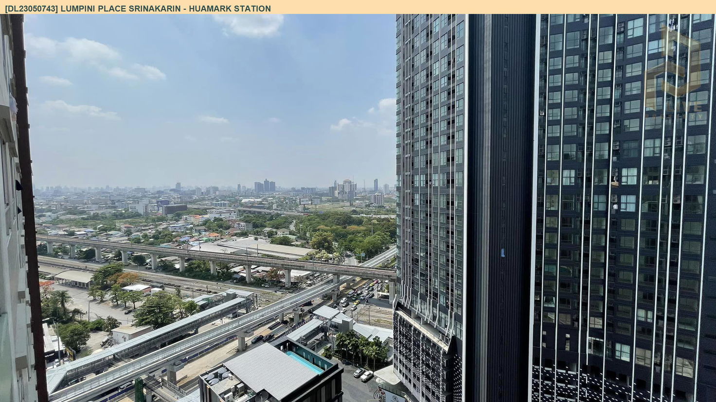 รูป DL23050743 ให้เช่าคอนโด ลุมพินี เพลส ศรีนครินทร์ - หัวหมาก สเตชัน (Lumpini Place Srinakarin - Huamark Station) ใกล้ ARL หัวหมาก พร้อมเข้าอยู่ โทรด่วน 0800343450 LineID @655ebbvc - รูปที่ 6/9