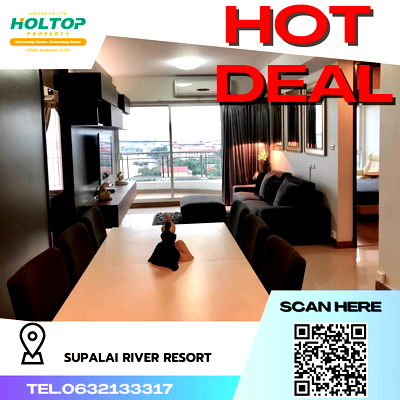 คอนโดให้เช่า : ✨#P108Condos for rent:   Supalai River resort✨