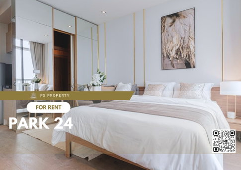 For rent 📍 Park 24 📍 Fully furnished and electrical appliances, near BTS Phrom Phong.
