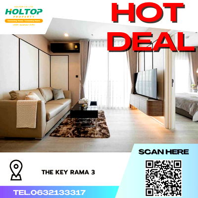 คอนโดให้เช่า : ✨#P111 Condos for rent: The key Rama 3✨ 