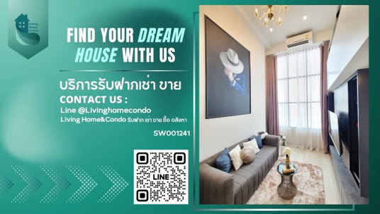 Condo for sale, KnightsBridge Prime Sathon, duplex, high floor, near BTS Chong Nonsi 