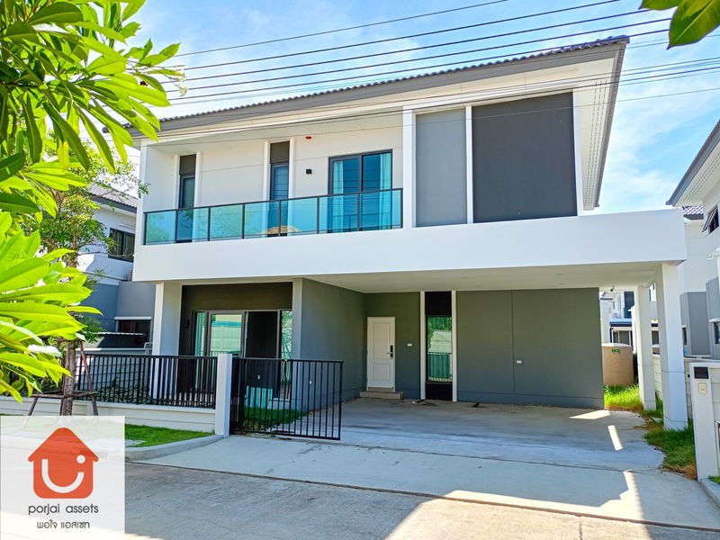 ขายบ้านเดี่ยว : ✨ขายบ้านเดี่ยว 🏡 Centro ราชพฤกษ์-345 บ้านเดี่ยว 2 ชั้น แบบ 4 ห้องนอน🛏️ ขนาด 56.2 ตร.วา 📍ติดถนนใหญ่สะพานนนทบุรี-บางบัวทอง (ถนน 345)