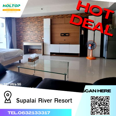 คอนโดให้เช่า : #A165 for rent Supalai River Resort