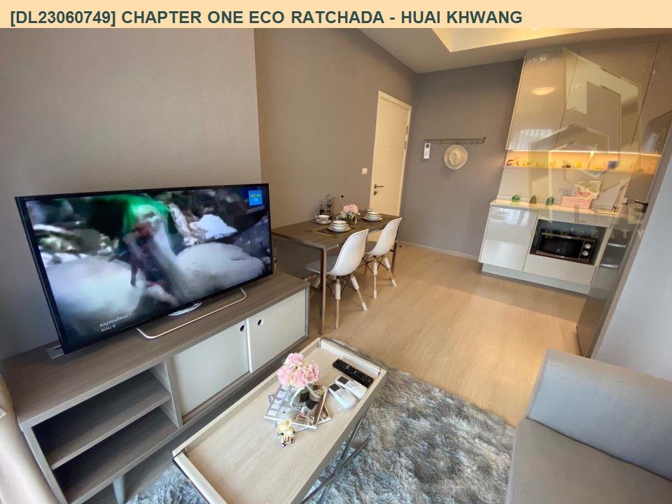 รูป DL23060749 ให้เช่าคอนโด แชปเตอร์ วัน อีโค รัชดา - ห้วยขวาง (Chapter One Eco Ratchada - Huai Khwang ) ใกล้ MRT ห้วยขวาง พร้อมเข้าอยู่ โทรด่วน 0653619502 LineID @534wlwof - รูปที่ 3/7