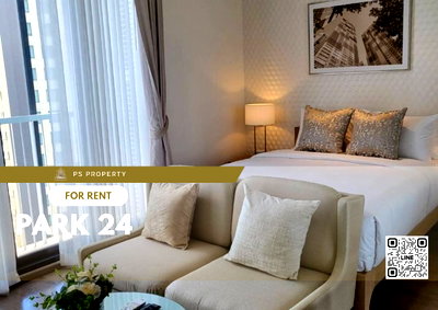 Condos for rent : For rent 🔺 Park 24 🔺 beautifully decorated, fully furnished with furniture and electrical appliances, near BTS Phrom Phong.