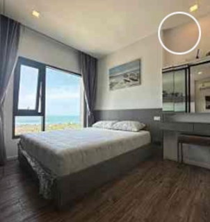 Second hand condo for sale, Knightsbridge The Ocean, Sriracha, beautiful room, high floor.