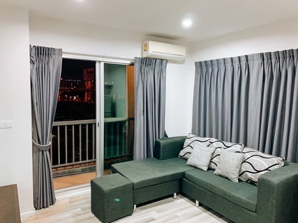 รูปภาพ P072 Condo for rent, The Key Chaneng Wattana, beautiful room, fully furnished, has a washing machine.