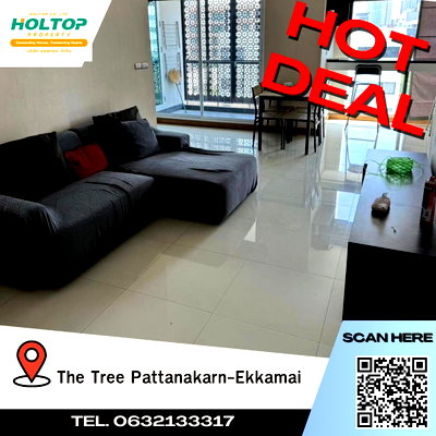 คอนโดให้เช่า :  #A176 For rent The Tree Pattanakarn-Ekkamai.