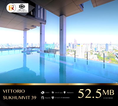 คอนโด BTS ทองหล่อ : Vittorio Sukhumvit 39 , near BTS PHROM PHONG