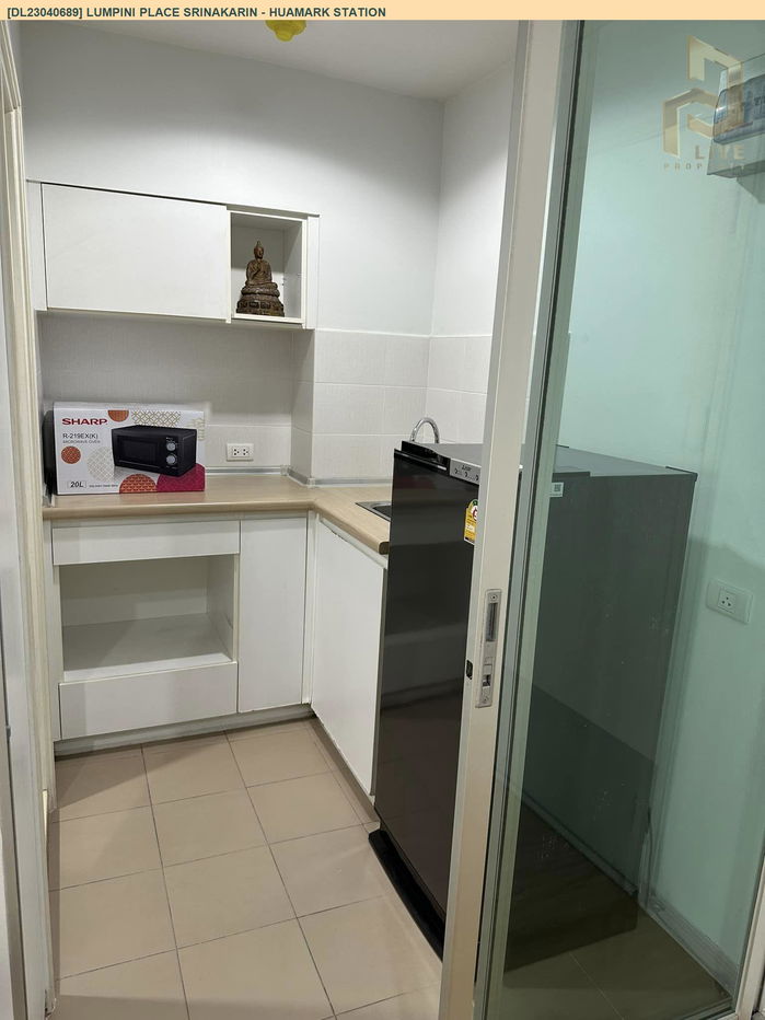 picture DL23040689 Condo for rent, Lumpini Place Srinakarin - Huamark Station near ARL Hua Mak, ready to move in, call urgently 0638692663 LineID @162cjixi - 4/5
