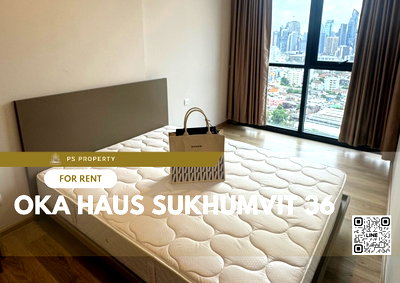 Condos for rent : For rent 🔺 OKA HAUS Sukhumvit 36 ​​🔺 Complete furniture and electrical appliances, near BTS Thonglor