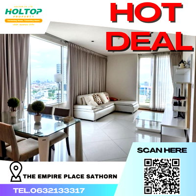 คอนโดให้เช่า :  #K218 📢📌ให้เช่า คอนโด The Empire Place Sathorn