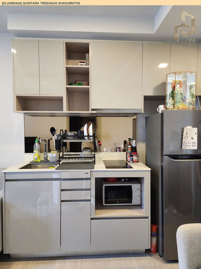 รูป DL23060424 ให้เช่าคอนโด ควินทารา ทรีเฮาส์ สุขุมวิท 42 (QUINTARA TREEHAUS SUKHUMVIT42) ใกล้ BTS เอกมัย พร้อมเข้าอยู่ โทรด่วน 0653619502 LineID @534wlwof - รูปที่ 4/10