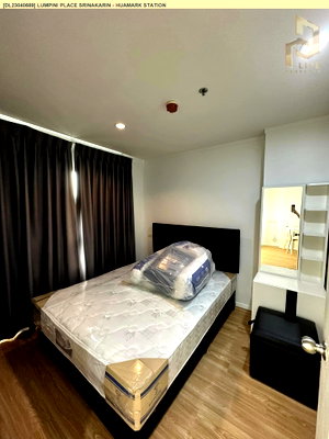Condos for rent : DL23040689 Condo for rent, Lumpini Place Srinakarin - Huamark Station near ARL Hua Mak, ready to move in, call urgently 0800343450 LineID @655ebbvc