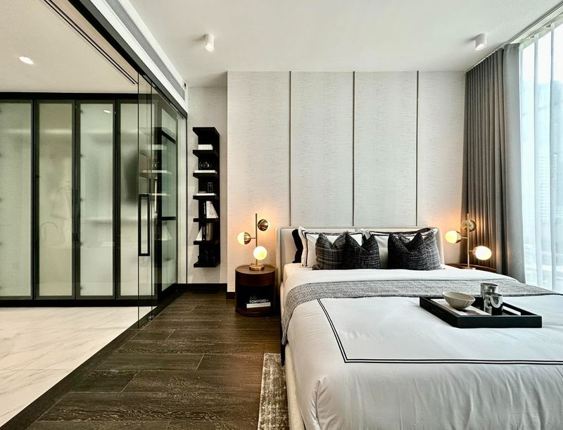 คอนโดให้เช่า : ให้เช่า คอนโด Tait Sathorn 12 ติดถนนสาธร พร้อมเข้าอยู่ 📍📍LineID : @Ressy (มี@ ข้างหน้า)📍📍