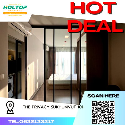คอนโดให้เช่า : #P154 For Rent‼️The Privacy S101
