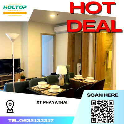 คอนโดให้เช่า : #P151 For rent XT Phayathai 2bed🔥