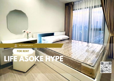 Condos for rent : For rent ✨ Life Asoke Hype ✨ near MRT Rama 9, complete with furniture and electrical appliances.