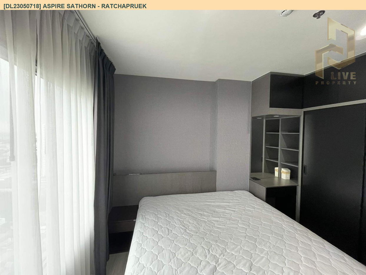 รูป DL23050718 ให้เช่าคอนโด แอสปาย สาทร - ราชพฤกษ์ (Aspire Sathorn - Ratchapruek) ใกล้ BTS บางหว้า พร้อมเข้าอยู่ โทรด่วน 0800343450 LineID @655ebbvc - รูปที่ 6/10