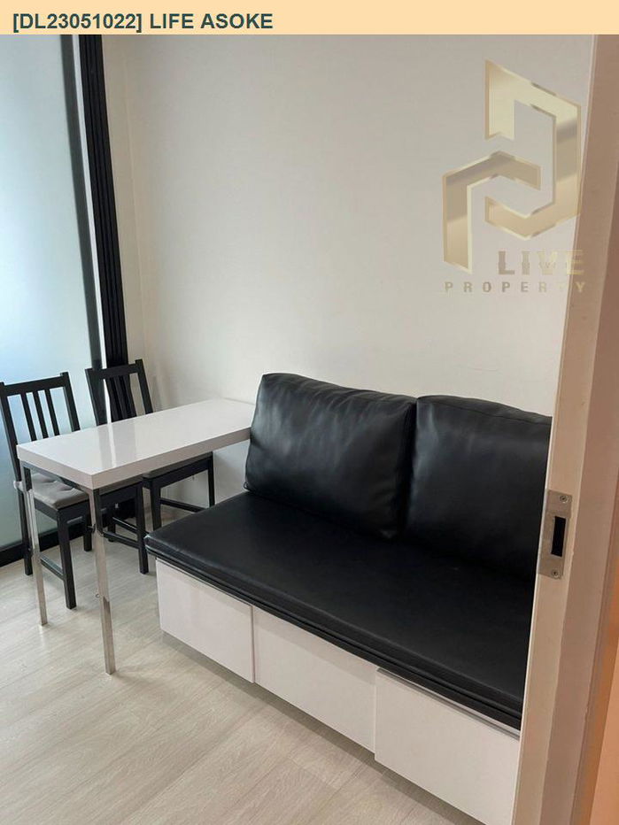 รูป DL23051022 ให้เช่าคอนโด ไลฟ์ อโศก (Life Asoke) ใกล้ MRT เพชรบุรี พร้อมเข้าอยู่ โทรด่วน 0800343450 LineID @655ebbvc - รูปที่ 1/10