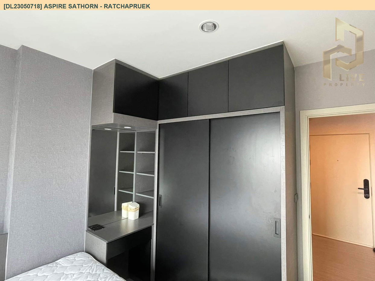 รูป DL23050718 ให้เช่าคอนโด แอสปาย สาทร - ราชพฤกษ์ (Aspire Sathorn - Ratchapruek) ใกล้ BTS บางหว้า พร้อมเข้าอยู่ โทรด่วน 0800343450 LineID @655ebbvc - รูปที่ 4/10