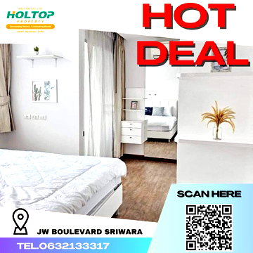 Condos for rent :  #K231 For rent JW Boulevard Sriwara (accept short term contract)✨