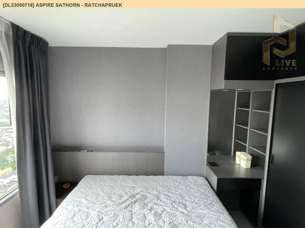 รูป DL23050718 ให้เช่าคอนโด แอสปาย สาทร - ราชพฤกษ์ (Aspire Sathorn - Ratchapruek) ใกล้ BTS บางหว้า พร้อมเข้าอยู่ โทรด่วน 0800343450 LineID @655ebbvc - รูปที่ 5/10