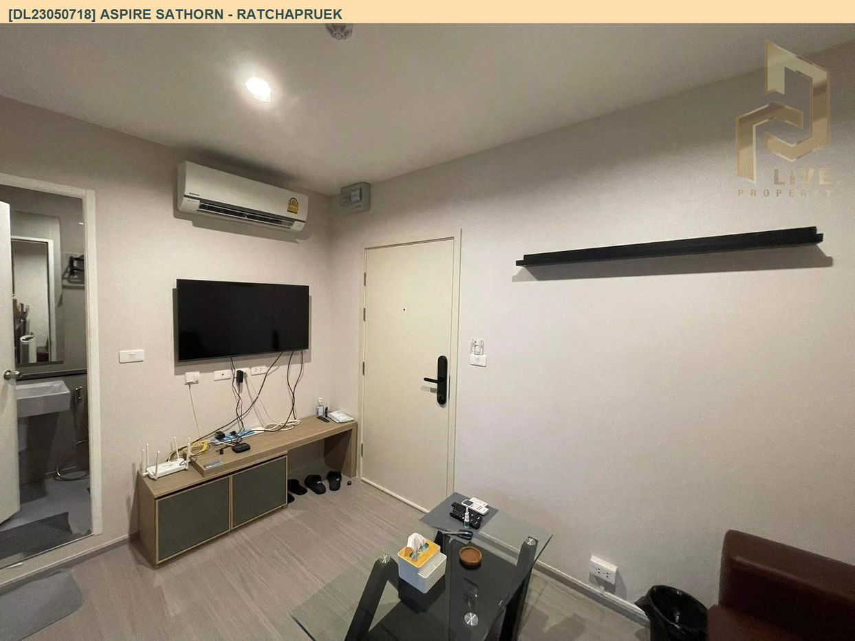 รูป DL23050718 ให้เช่าคอนโด แอสปาย สาทร - ราชพฤกษ์ (Aspire Sathorn - Ratchapruek) ใกล้ BTS บางหว้า พร้อมเข้าอยู่ โทรด่วน 0800343450 LineID @655ebbvc - รูปที่ 8/10