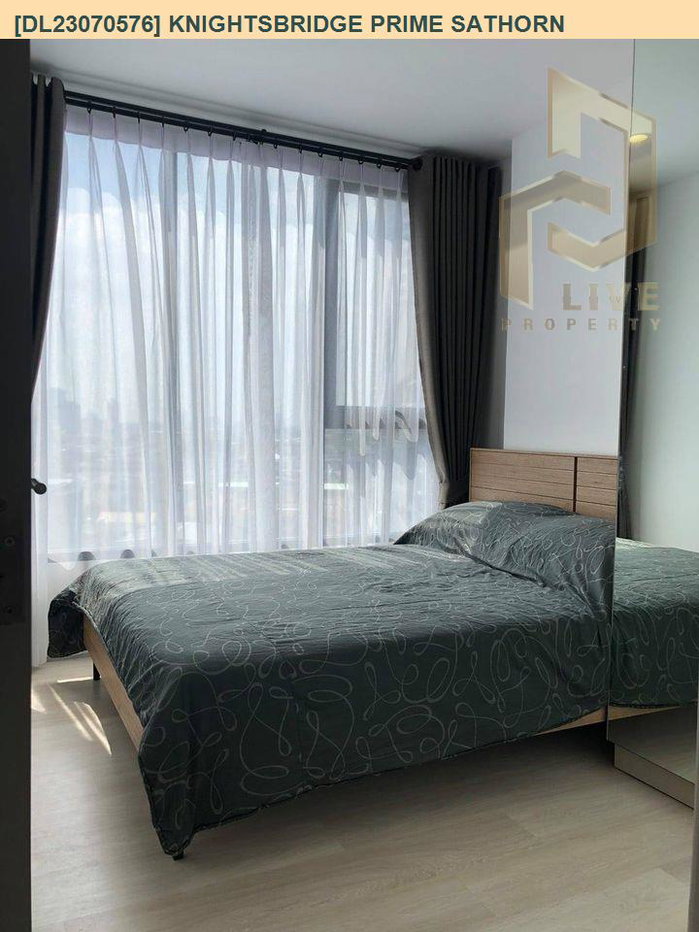 รูป DL23070576 ให้เช่าคอนโด ไนท์บริดจ์ ไพร์ม สาทร (Knightsbridge Prime Sathorn) ใกล้ BTS ช่องนนทรี พร้อมเข้าอยู่ โทรด่วน 0653619502 LineID @897iyzll - รูปที่ 7/10