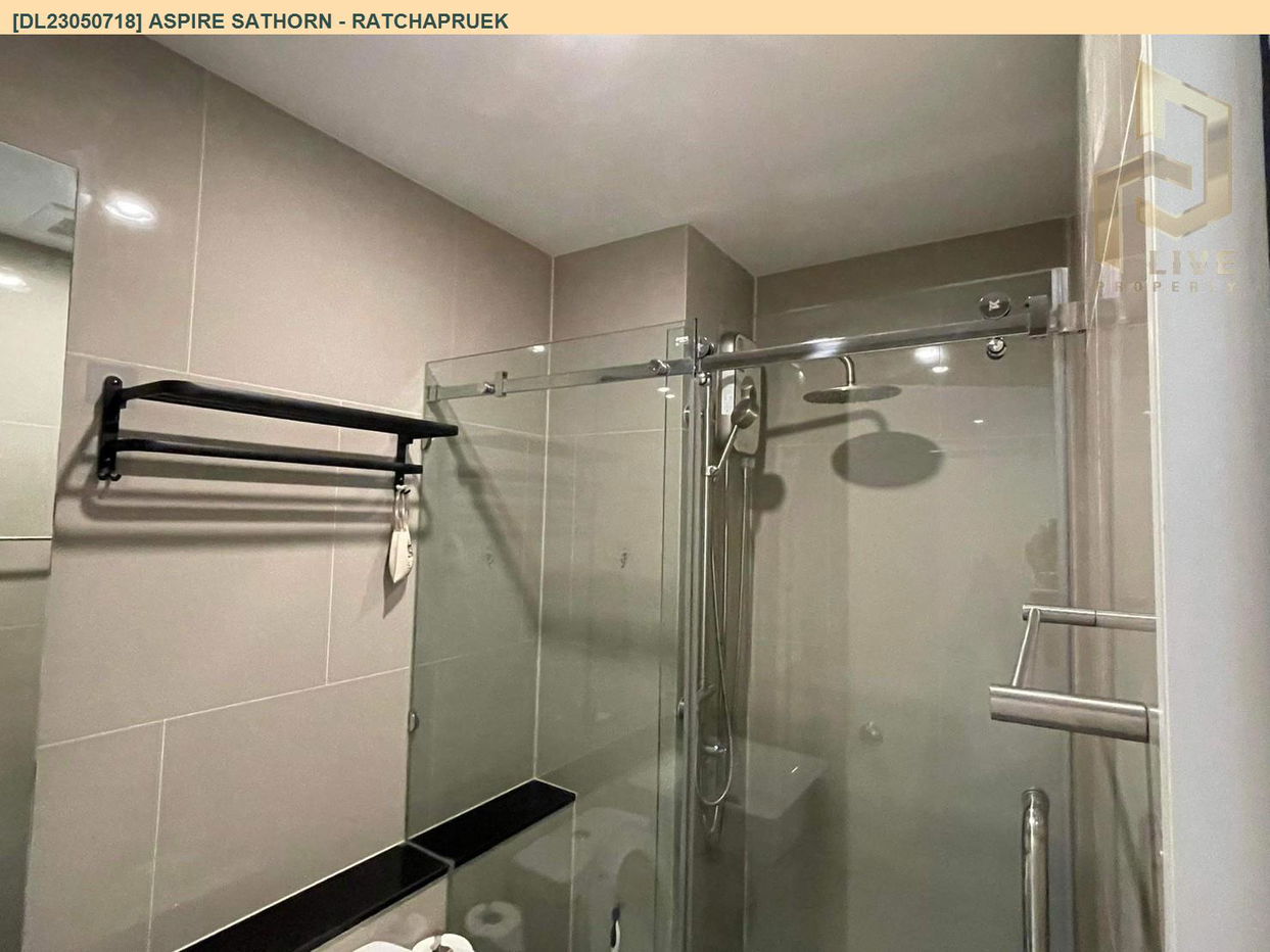 รูป DL23050718 ให้เช่าคอนโด แอสปาย สาทร - ราชพฤกษ์ (Aspire Sathorn - Ratchapruek) ใกล้ BTS บางหว้า พร้อมเข้าอยู่ โทรด่วน 0800343450 LineID @655ebbvc - รูปที่ 9/10