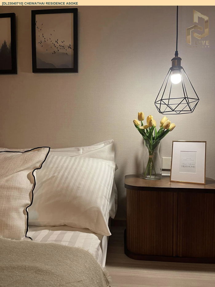 รูป DL23040710 ให้เช่าคอนโด ชีวาทัย เรสซิเดนซ์ อโศก (Chewathai Residence Asoke ) ใกล้ MRT พระราม 9 พร้อมเข้าอยู่ โทรด่วน 0653619502 LineID @534wlwof - รูปที่ 3/4