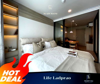 เช่าคอนโด BTS ห้าแยกลาดพร้าว : ให้เช่า 🔥 Life Ladprao 🔥 ห้องสวย เฟอร์นิเจอร์ครบ ชั้นสูง //สอบถามเพิ่มเติมที่ LineID:@promptyou3