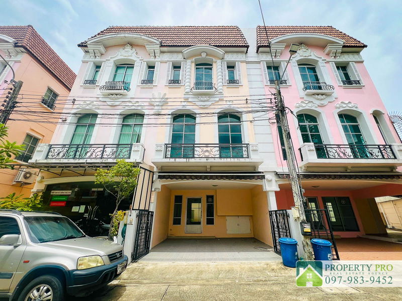 ขายทาวน์โฮม : ขาย บ้าน ทาวน์โฮม 3 ชั้น บ้านกลางเมือง Monte Carlo รัชวิภา ขนาด 21 ตรว 169 ตรม ใกล้ SRT วัดเสมียนนารี เกษตรศาสตร์ ประชาชื่น วิภาวดีรังสิต : EL24S-039 