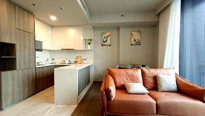 Condos for rent BTS Phrom Phong : CELES Asoke Size 52 sqm with bathtub 🍂 Floor 29 Fully furnished with free cleansing Condo Asoke Sukhumvit 21 for Rent