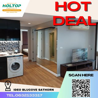 รูปภาพ #K249 ให้เช่า ไอดีโอ บูลโคฟ สาธร ติดสถานีBTS วงเวียนใหญ่ 30เมตร ✨