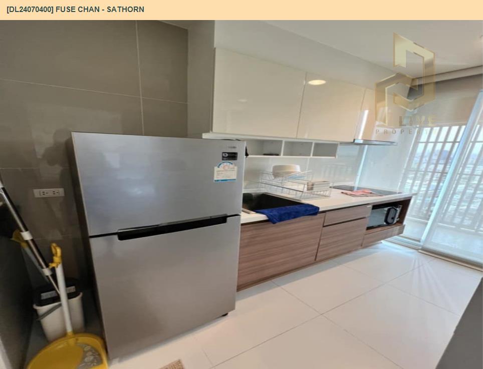 รูป DL24070400 ให้เช่าคอนโด ฟิวส์ จันทน์ - สาทร (Fuse Chan - Sathorn) ใกล้ BTS สุรศักดิ์ พร้อมเข้าอยู่ โทรด่วน 0638692663 LineID @534wlwof - รูปที่ 7/8