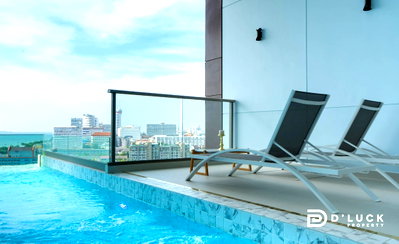 Condos for rent Makro South Pattaya : Copacabana Beach Jomtien - Luxury Beachfront Condo for Rent with Private Swimming Pool