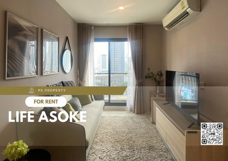 รูปภาพ For rent 📌 Life Asoke 📌 complete furniture and electrical appliances, near MRT Phetchaburi