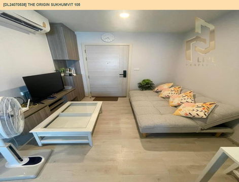 DL24070538 Condo for rent, The Origin Sukhumvit 105 near BTS Bearing, ready to move in, call urgently 0656133286 LineID @655ebbvc