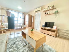 Condo for Rent Sainate Km.8 :  For rent Plum Condo Nawamin Price 6,500 baht New room Building A  F.7
